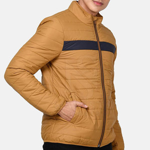 Vente directe usine Nouvelle Arrivée Doudoune décontractée pour homme à fermeture éclair avant et manches longues Service OEM Vente en gros personnalisée Hiver - Product Image 3