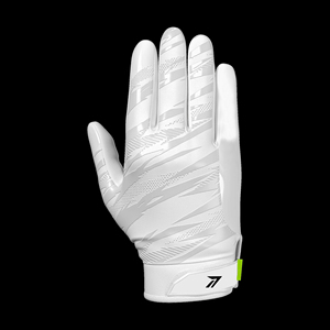 Wide Receiver American Football <b>Gloves</b> Adult Youth Super Sticky Silicone Palm Maximum Catch Grip Breathable Mesh Back Custom - Product Image 1