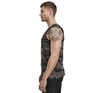 Camiseta Deportiva sin Mangas para Hombre, Estilo Urbano, 100% Algodón, Transpirable, de Secado Rápido, con Estampado por Transferencia Térmica, Personalizable al por Mayor, Estilo Vintage - Product Image 2
