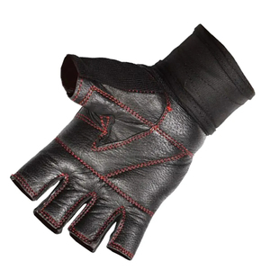 Latest Design Customized Heavy Duty Original Leather Gym <b>Gloves</b> for <b>Weight</b> Lifting Hot Selling Fitness Workout <b>Gloves</b> High - Product Image 2