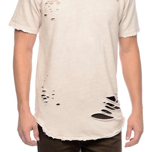 T-shirts Homme Effet Vieilli Écologiques Séchage Rapide Décontractés Manches Courtes Respirants Logo Personnalisé Couleur Unie Prix Bas - Product Image 6