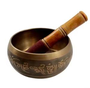 Bol chantant en métal fait main pour la méditation, la guérison sonore, le yoga, la pleine conscience et la relaxation - Product Image 4