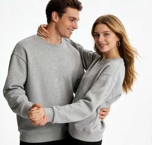 Sweat-shirt à épaules tombantes pour homme, coton lourd de qualité supérieure, style streetwear oversize - Product Image 3