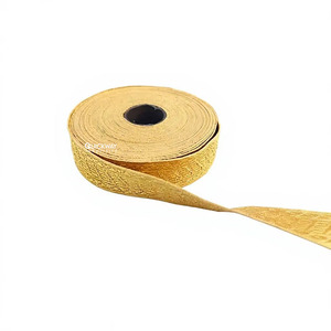 Vente en gros QUICK WAY INDUSTRIES Dentelle artisanale pour uniforme de cérémonie, fil de bullion doré, largeur personnalisée, tresse tricotée pour robe - Product Image 6