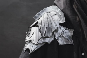 Ensemble d'armure complète Chevalier Noir, Costume de guerrier gothique noir, Armure médiévale, Tenue de chevalier pour cosplay, Armure fantastique, Halloween C - Product Image 2