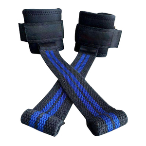 Sangles de musculation réglables en néoprène et coton, antidérapantes, avec protection de la paume pour l'haltérophilie, la musculation et l'entraînement physique - Product Image 1