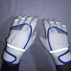 Latest Short Cuff Professional Baseball Batting Gloves Unisex Cowskin Leather Softball Batting Gloves Custom - Product Image 1