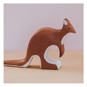 Juguetes de madera, colección de animales de granja naturales, juguetes de madera hechos a mano con madera maciza para el aprendizaje y decoración de los niños - Product Image 4