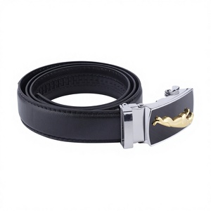 New Arrival BS INTERNATIONAL NA174 Vintage Solid Formal Genuine Cow Leather Pin Buckle Square Waterproof Custom Length <b>Belt</b> - Product Image 6