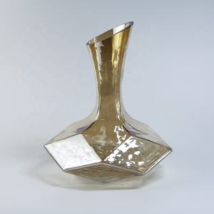 ขวดเหล้าไวน์คริสตัลแบบนูนติดเพชรหรูหราไม่มีตะกั่วแก้วสำหรับเติมไวน์แดงของขวัญทางธุรกิจขายส่ง - Product Image 4