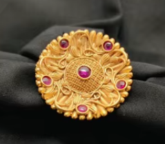 Elegant Trendy Beautiful Antique Finish <b>Adjustable</b> <b>Ring</b> In Gold Polish <b>Adjustable</b> Finger <b>Ring</b> for Women and Girls Party Wear - Product Image 2