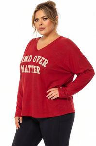 Camiseta Deportiva de Hombros Caídos para Mujer, Talla Grande, 100% Algodón Ecológico, con Bordado Chenille, Corte Holgado - Product Image 3