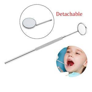 Miroir buccal dentaire réutilisable en acier inoxydable avec poignée, instruments chirurgicaux pour dentistes - Product Image 6