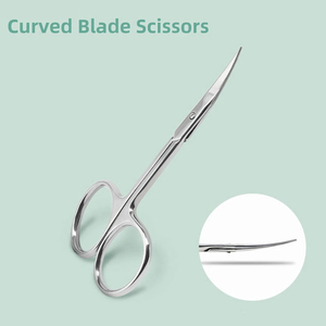 Professional Black Manicure Scissors for Personal Care Sharp Blade Facial Hair Removal Tool for Ear Eyebrow Trimming Beauty Tool - Product Image 4