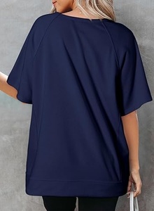 T-shirt en coton uni de haute qualité pour femmes - Product Image 6