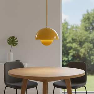 Modern Style Rose Gold Metal And Glass Semi <b>Globe</b> Pendant Lamp Hanging <b>Light</b> Fixture For Dining Room Kitchen Island Bedroom - Product Image 4