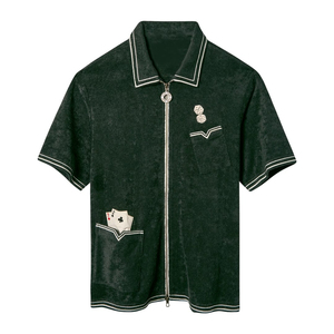 Custom Logo Embroidered Cabana <b>Shirts</b> Mens Lightweight Short Sleeve Summer Resort Casual Fashion Vacation Wear Supplier <b>Shirt</b> - Product Image 1
