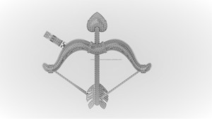 Collar con Colgante Unisex de Oro Sólido 10K con Espada y Flecha de Cupido, Estilo Hiphop, con Diamantes Moissanite, Regalo Personalizado, Tendencia 2025 - Product Image 4