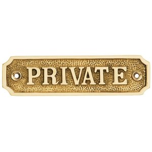 Plaque de porte murale personnalisée en laiton massif pour villa, hôtel, bureau – Décoration d'entrée intérieure de luxe pour maison et hôtel - Product Image 1