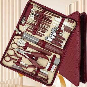Ensemble de manucure et pédicure haut de gamme, de qualité supérieure, fabriqué sur mesure en acier inoxydable léger, avec emballage personnalisé - Product Image 4