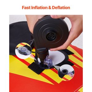 Tubi gonfiabili per barche in Nylon per 1-3 piloti con capacità di 510 libbre per Hot Dog Sport acquatici con tubo imbottito per valvola di sicurezza a velocità - Product Image 4