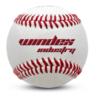 Windex Industry Premium Game Baseball, revêtement en cuir pleine fleur, noyau en liège rembourré rouge, enroulement en laine à 85%, balle de match officielle - Product Image 6