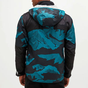 <b>Men</b> Classic Windbreaker <b>Jacket</b> Lightweight Outdoor Casual Soft Comfortable Zip Closure Regular Fit Modern Outerwear - Product Image 4