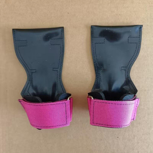 Agarraderas de Gimnasio Personalizadas OEM, Agarre de Mano de Cuero Premium con Soporte de Muñeca Ajustable - Product Image 3
