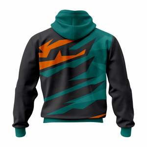 Sudaderas con capucha de forro polar transpirable con cremallera y estampado digital para invierno, antiencogimiento, manga larga, precio económico al por mayor para eventos de ropa de equipo - Product Image 3