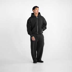 Sudaderas con capucha antiarrugas, personalizadas, transpirables, de algodón grueso blanco de 500 g/m², con estampado puff, para mujer, transpirables. - Product Image 2