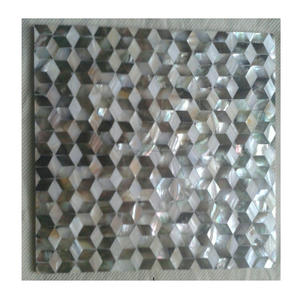 Op uality ality-mosaico de concha de posavasos hecho a mano, mesa de nácar con producto en venta - Product Image 2