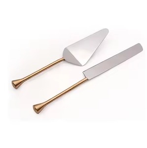 Dessert Celebration Stainless Steel <b>Cake</b> <b>Server</b> Set Metal Knife and <b>Cake</b> Lifter Serving Tools - Product Image 2