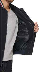 Vestes de baseball personnalisées de haute qualité, imprimées et brodées, vestes de baseball pour hommes surdimensionnées, vestes de varsity pour hommes - Product Image 6