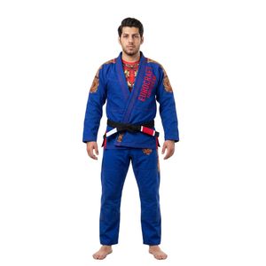 ชุดยิวยิตสู BJJ รุ่นเฮฟวี่เวท 10 ออนซ์ ผ้าฝ้าย 100% ยืดหยุ่นได้ ตะเข็บเสริมความแข็งแรง ทรงหลวม เหมาะสำหรับการฝึกคาราเต้และคุมิเต้ - Product Image 2