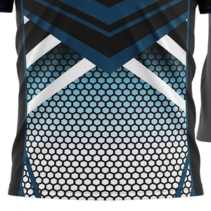 Custom Sublimated Unisex <b>Soccer</b> Jersey Crew Neck Short Sleeve Color Blocked Geometric Print Moisture Wicking Lightweight 100% - Product Image 4