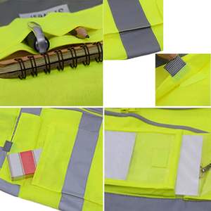 2025 FAA conforme Drone pilote gilet haute visibilité 9 poches gilet de sécurité réfléchissant respirant haute visibilité pour Drone sécurisé - Product Image 5