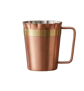 Copper Julep Cup <b>Large</b> Selling Handmade Copper <b>Mug</b> Metal Handle for Cocktail Serving Drinkware & Accessories - Product Image 3