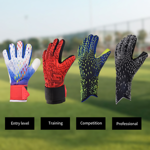Guantes de Portero Profesionales HBG 2035 con Logotipo Personalizado, Antideslizantes, de Látex, para Adultos, Jóvenes o Niños - Product Image 4