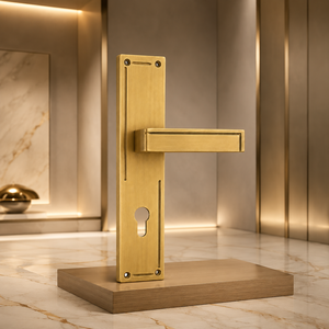 Premium LINUS <b>Brass</b> Mortice <b>Door</b> Handle Matte <b>Antique</b> Finish Heavy Duty Lever for Kitchen Home Office Residential Commercial - Product Image 3
