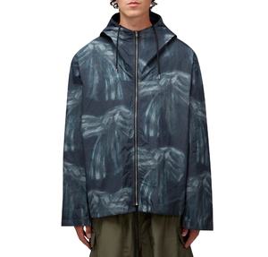 Imprimé coupe-vent Nylon veste de course pour hommes personnalisé fleur impression respirant Street Wear coupe-vent Sublimation grande taille - Product Image 1