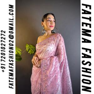 ผ้าซารีเน็ตทวิลล์เนื้อหนา คุณภาพสูง ดีไซน์ทันสมัย ขายดี เหมาะสำหรับงานเทศกาล งานปาร์ตี้ งานแต่งงาน ราคาขายส่ง ส่งออกจากอินเดีย ดีไซน์เซ็กซี่ - Product Image 2