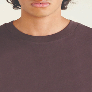 เสื้อยืดคอกลมแขนสั้นผู้ชาย ผ้าฝ้าย 100% ทรงพอดีตัว ยับยาก ระบายอากาศดี เป็นมิตรกับสิ่งแวดล้อม สีเหลือง สไตล์สตรีทแวร์ - Product Image 4