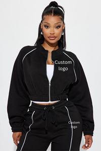 Econex-Survêtement de sport oversize 2025 coton imprimé 100% pour femmes-Logo personnalisé-Ensemble de jogging avec pantalon de survêtement en molleton à capuche - Product Image 5