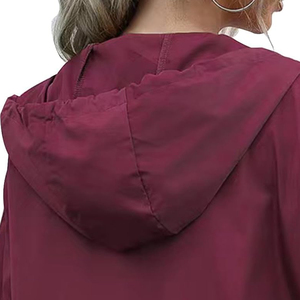 Veste coupe-vent pour femme entièrement personnalisée, couleur unie, fermeture éclair, dernier design, veste coupe-vent chaude pour l'hiver - Product Image 3