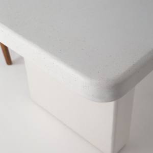 Mesa de Comedor Vandana Zentrix Novara de Microhormigón Moteado con Diseño Moderno y Minimalista - Product Image 2
