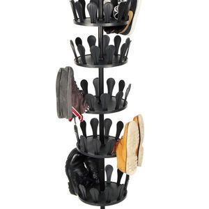Porte-chaussures économique et écologique en acier inoxydable multicouche, design champêtre français, taille personnalisée, à poser au sol, pour la décoration intérieure - Product Image 4