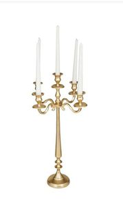 Luxury Aluminum Candelabra Centerpiece Candle Holder for Wedding Reception Dining Room and Party Decoration - Product Image 1
