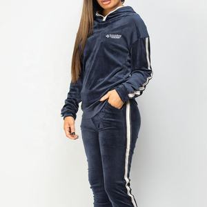 Women Set <b>Tracksuit</b> Plus Size Women <b>Velour</b> Hoodie Jogger <b>Tracksuit</b> Velvet Two-piece Hooded <b>Tracksuit</b> - Product Image 4