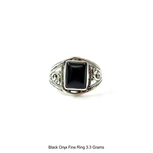แหวนออนิกซ์สีดำ 3.3 กรัม - Product Image 2