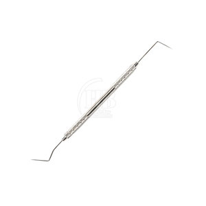 Sonda exploradora dental de doble punta de acero inoxidable de calidad premium con mango hueco, manual, con certificación CE Clase I - Product Image 6